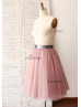 Grey Sequin Mauve Tulle Tutu Skirt